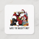 Search for naughty business cards Claus