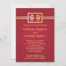 Search for red chinese wedding invitations Dragon