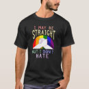 Search for straight but supportive tshirts Pride