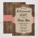 Search for retirement bbq invitations Rustic