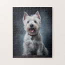 Search for west highland terrier puzzles Westie