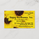 Search for sunflower business cards Chic