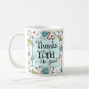 Search for give thanks to the lord mugs Bible