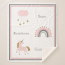 Search for unicorn blankets Girly