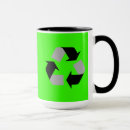 Search for recycling symbol mugs Green