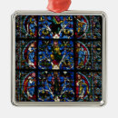 Search for stained glass window christmas tree decorations French