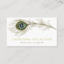 Search for peacock feather business cards Modern