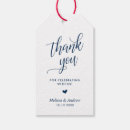 Search for navy blue gift tags Thank you