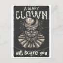 Search for creepy postcards Clown
