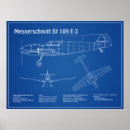 Search for messerschmitt bf 109 posters Aircraft