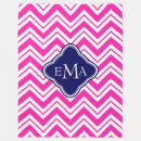 Search for pink and white chevron blankets Elegant