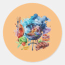 Search for bbq grill stickers Chef