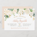 Search for green gold baby shower invitations Flowers
