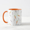 Search for rabbit and carrot mugs White