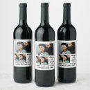 Search for photo collage wine labels Simple