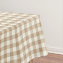 Search for brown gingham tablecloths Pattern