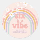 Search for birthday six stickers Retro