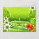 Search for drop leafs postcards Water