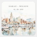 Search for florida wedding stickers Watercolor