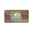 Search for jungle animals return address labels Safari