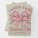 Search for pink candy cane wrapping paper Xmas