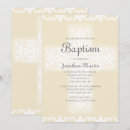 Search for lace christening invitations Damask