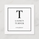 Search for black and white business cards Consultant