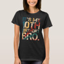 Search for 10th birthday tshirts Tenth