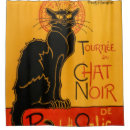 Search for black cat shower curtains Chat noir