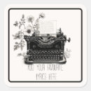 Search for poets stickers Typewriter