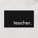 Search for baby business cards Teacher