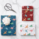 Search for christmas dinosaur wrapping paper T rex