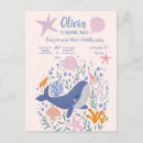 Search for whale 1st birthday invitations Starfish
