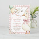 Search for gingham pattern invitations Pink bow