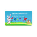 Search for happy easter bunny return address labels Easter egg hunt
