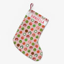 Search for pink and green christmas stockings Snowman