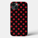 Search for red and black dots iphone cases Polka