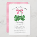 Search for lucky charm invitations Green