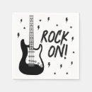 Search for rock roll napkins Guitar
