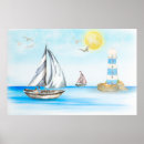 Search for ocean blue posters Sailboat