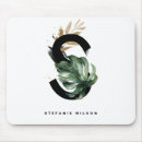Search for letter a monogram mouse mats Watercolor