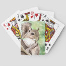 Search for squirrel playing cards Watercolor