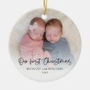 Search for twin christmas tree decorations Our first christmas