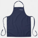 Search for navy blue monogram aprons Minimalist