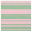 Search for pink and green fabric Striped