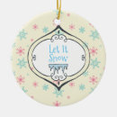 Search for let it snow christmas tree decorations Cute