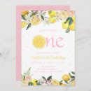 Search for pink lemon invitations Sunshine