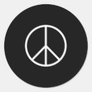 Search for black and white peace sign stickers Symbol