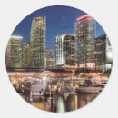 Search for miami skyline stickers Night