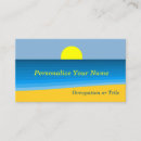 Search for sunny business cards Ocean